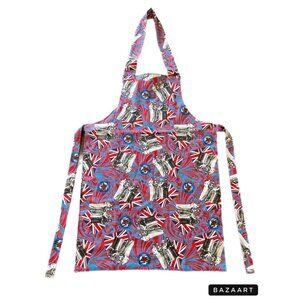 The Who Pete Townsend, Roger Daltrey, Keith Moon British Themed Apron English